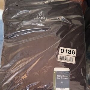 George XL Charcoal Cotton Tee